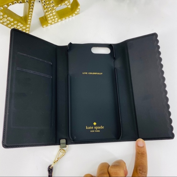 Kate Spade Folio iPhone 8 Plus Wallet Case - Picture 3 of 7